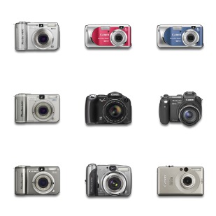 Canon Digital Camera icon sets preview