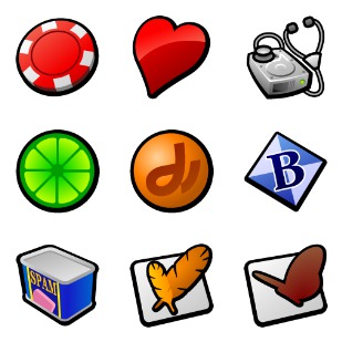 Smooth 9 icon sets preview