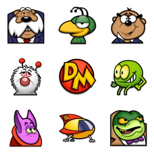 Danger Mouse icon sets preview