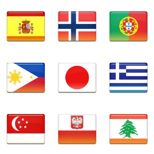 Flag icon sets preview