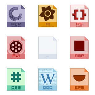 Mnemo Filetype icon sets preview