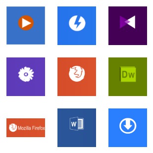 Tiles para Windows 8(PT-BR) icon sets preview