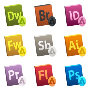 Adobe Creative Suite 5 Dock icon sets preview