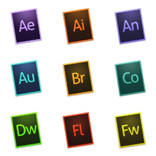 Adobe CC Tilt Rectangle icon sets preview