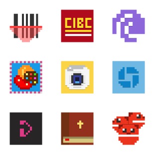 Simply 8-bits #2 icon sets preview