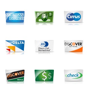 Credit Card icon sets preview