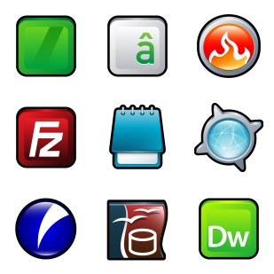 Sleek XP: Software icon sets preview