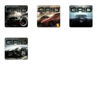 Race Driver Grid icon sets preview