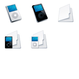 iPod Folders icon sets preview