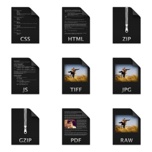 Filecons Dark icon sets preview