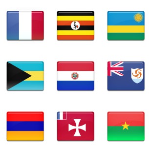 Country Flag icon sets preview