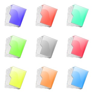 Folder Dock icon sets preview