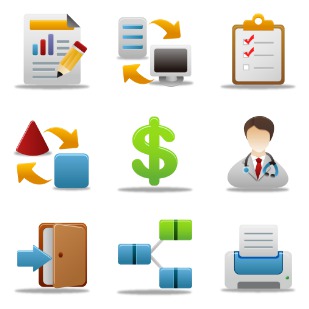 Pretty Office Set Part 6 icon sets preview