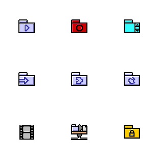 Kidcon OS icon sets preview