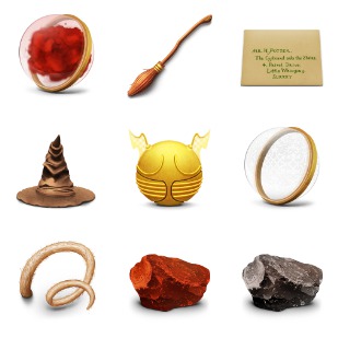 Harry Potter icon sets preview