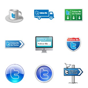 Twitter icon sets preview