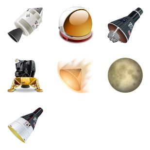 TO The Moon icon sets preview