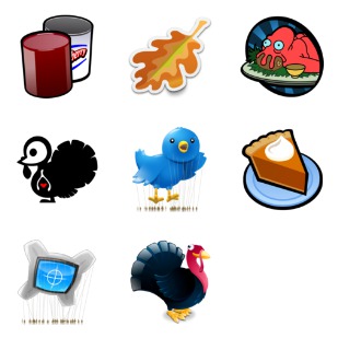 Thanksgiving 2009 icon sets preview