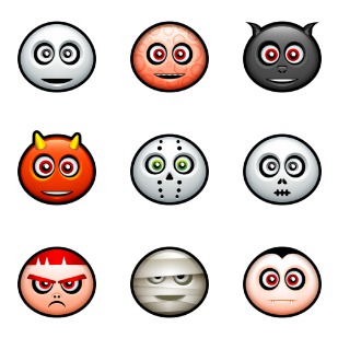 Halloween Avatar icon sets preview