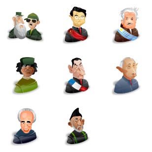 Political Characters II icon sets preview