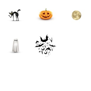 Lovely Halloween icon sets preview