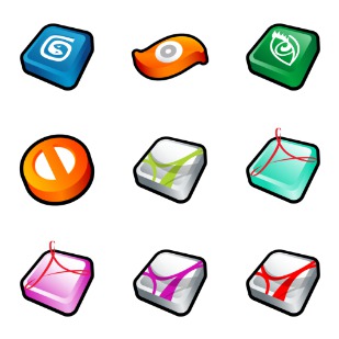 3D Cartoon Vol. 2 icon sets preview