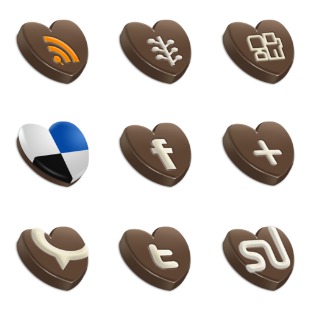 Chococons icon sets preview