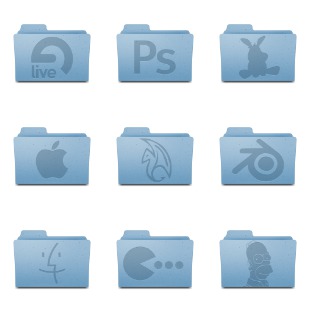 Leopard Extra Folder icon sets preview