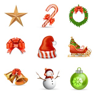 Smashing Christmas icon sets preview