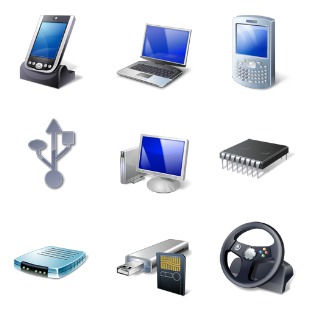 Vista Hardware Devices icon sets preview