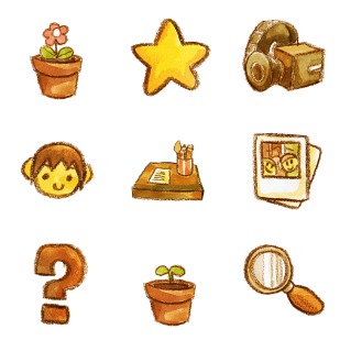 Natsu icon sets preview