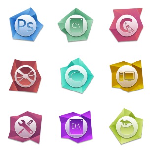 Prime Dock 2 icon sets preview