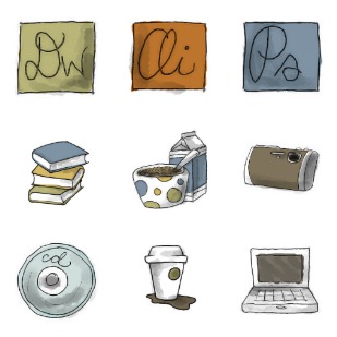 Back to School icon sets preview