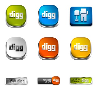 Power Up Your Digg icon sets preview