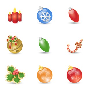 Xmas Festives icon sets preview