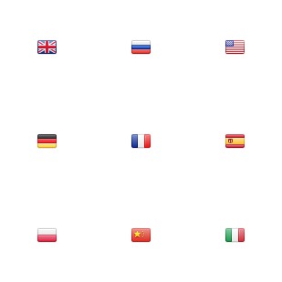 Stripe Flag Set icon sets preview