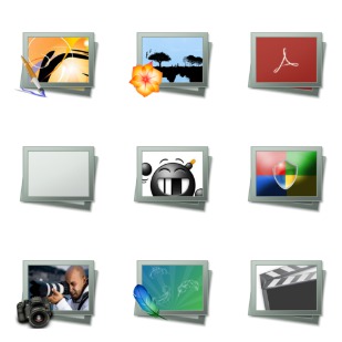 Gallery Pack deviantART icon sets preview