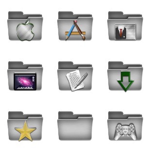 Steel System icon sets preview