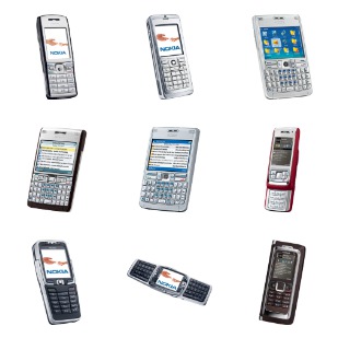 Nokia E icon sets preview