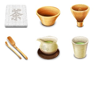 Chinese Tea icon sets preview