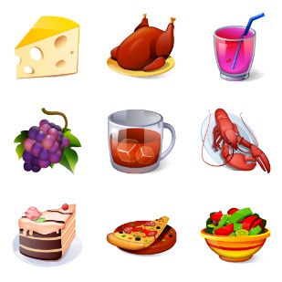 Desktop Buffet icon sets preview