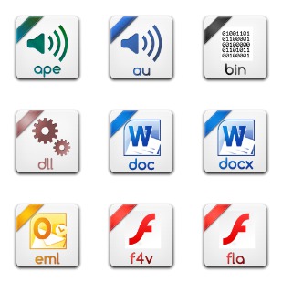 Basic Filetypes 2 icon sets preview