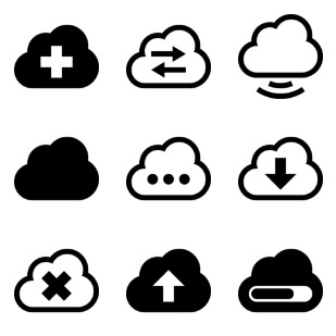 cloud icon sets preview