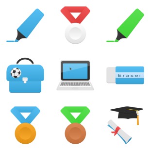 Flatastic 7 icon sets preview