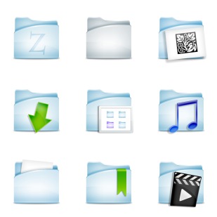 Sky Folder icon sets preview