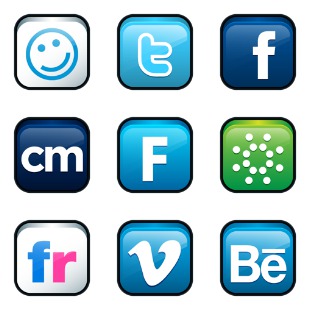 Social Networking icon sets preview