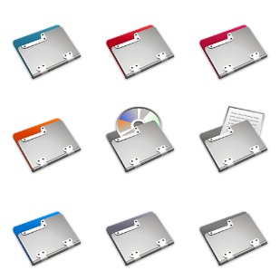 Titanium Folders icon sets preview