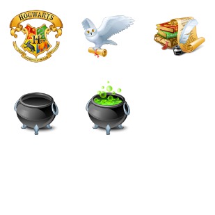 Harry Potter icon sets preview