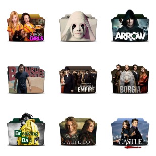 TV Series Folder Pack 1-4 icon sets preview