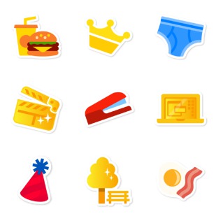 Swarm App Sticker icon sets preview